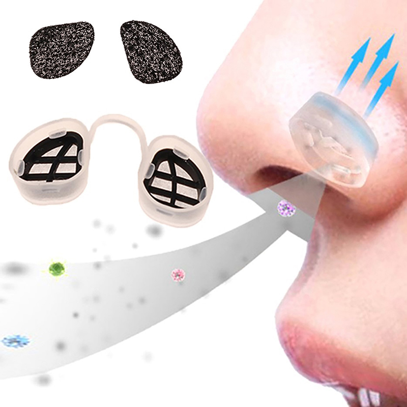 Anti Pollution Mask - 快適なノーズマスク、目に見えない鼻フィルター、空気汚染対策、花粉アレルギー対策、取り外し可能な鼻ダストフィルター
