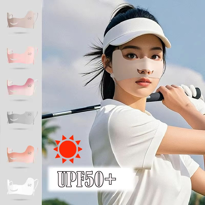 夏アイスシルクマスク通気性日焼け止めフェイススカーフアイパッ - Sports Mask Breathable のレビューと価格