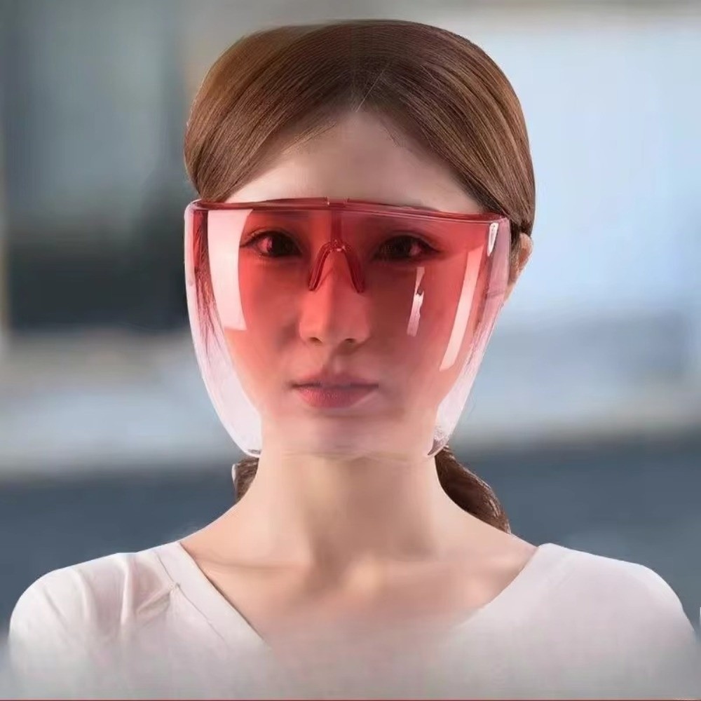 曇り止めフルフェイスマスクアンチスプラッシュ高精細保護フェイ - Anti Pollution Mask のレビューと価格