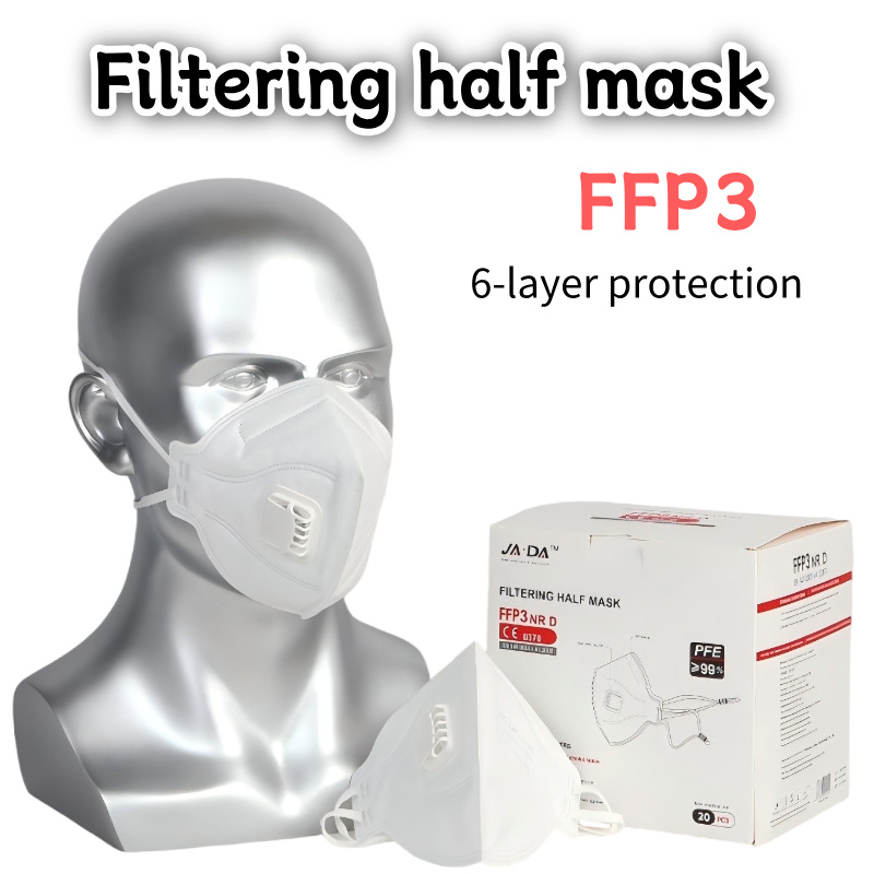 20枚入り/箱 FFP3 NR 折りたたみ式マスク エアバル - Anti Pollution Mask のレビューと価格
