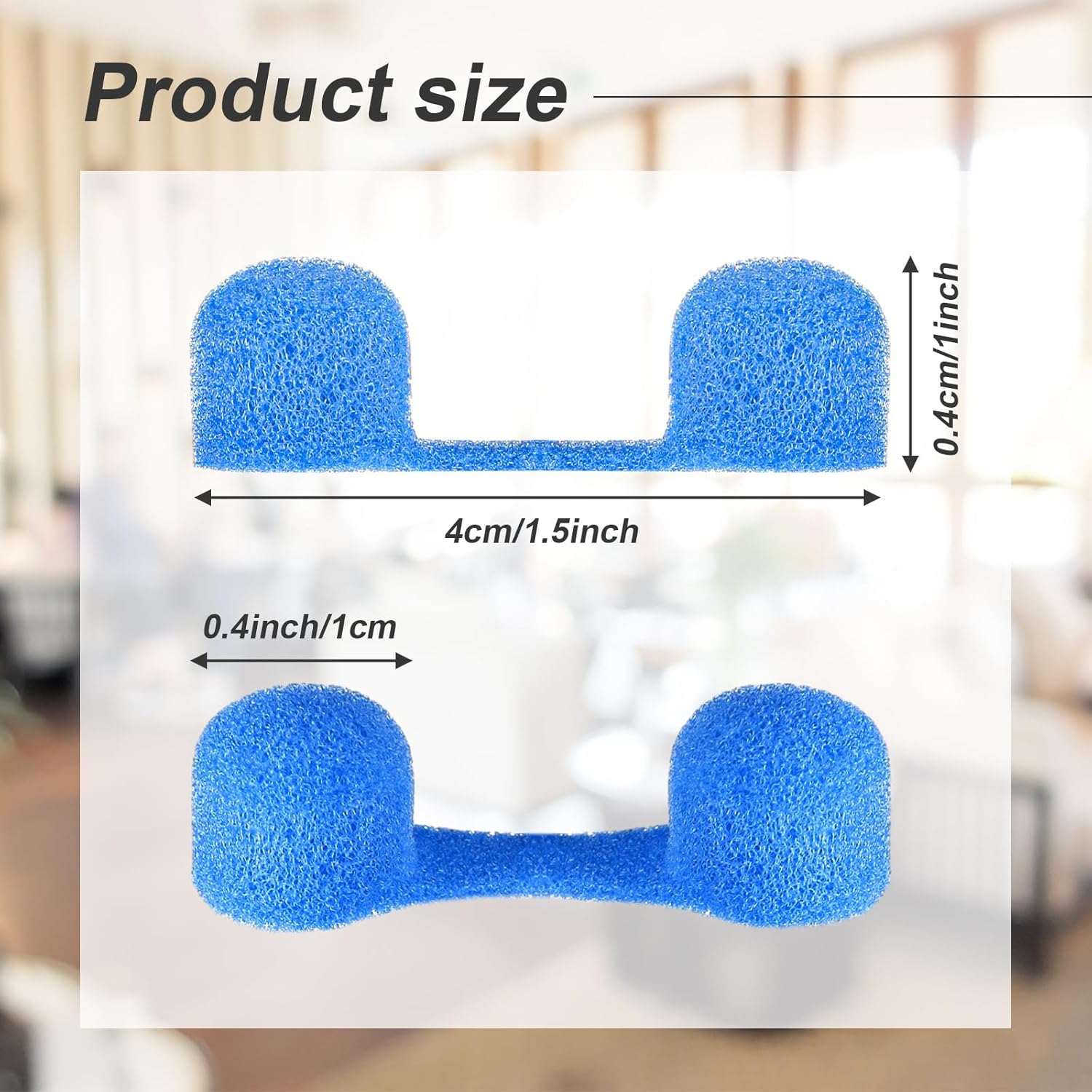 ブルー使い捨てスポンジ鼻フィルター ソフト防塵鼻栓 花粉ヘイ - Disposable Mask Blue のレビューと価格