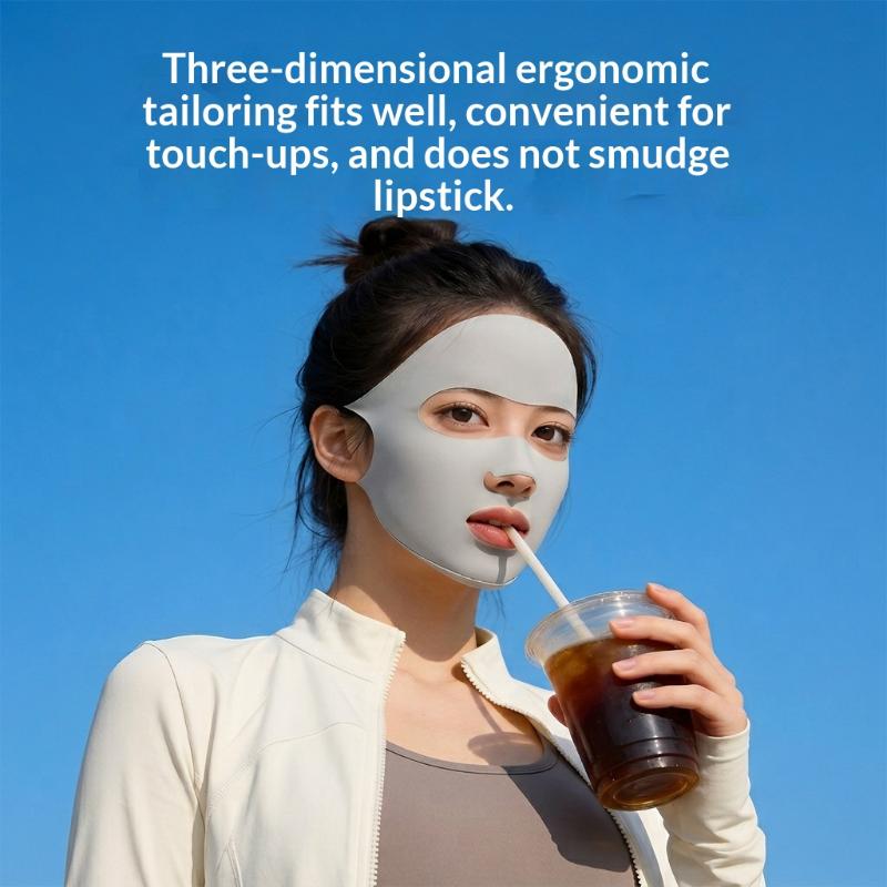 ソリッドカラーの通気性のある日焼け止めフェイススカーフゴルフ - Sports Mask Breathable のレビューと価格