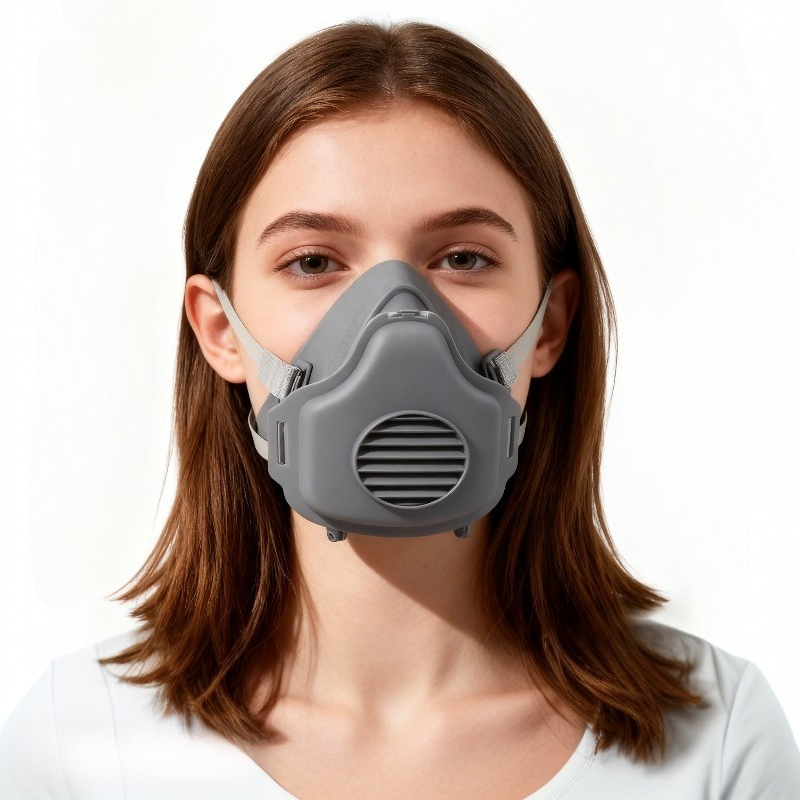 防塵マスク 防塵作業用安全ゴムマスク ハーフフェイス防塵マス - Kn95 Respirator Mask のレビューと価格