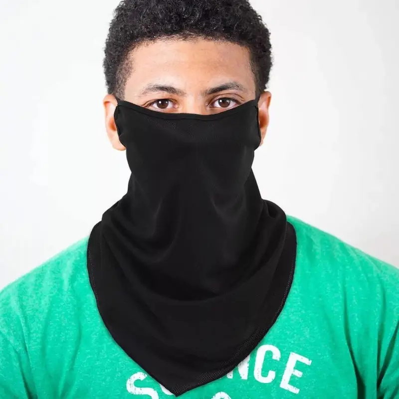 通気性のあるスカーフハーフフェイスマスク夏用速乾ネックゲイタ - Neck Gaiter Face Cover のレビューと価格