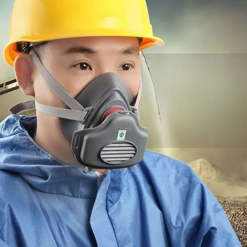 ハウスクリーニング作業安全ゴムマスク綿フィルターハーフフェイ - Kn95 Respirator Mask のレビューと価格