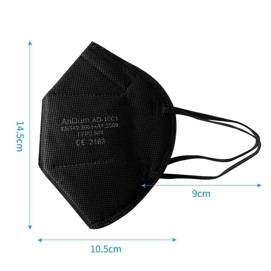 5 個 FFP2 マスク CE 承認済みフィルタリングハーフ - Anti Pollution Mask のレビューと価格