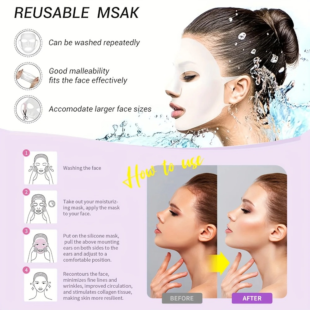 再利用可能なシリコンフェイスマスクホルダー耳掛けデザイン3D - Silicone Mask Bracket のレビューと価格