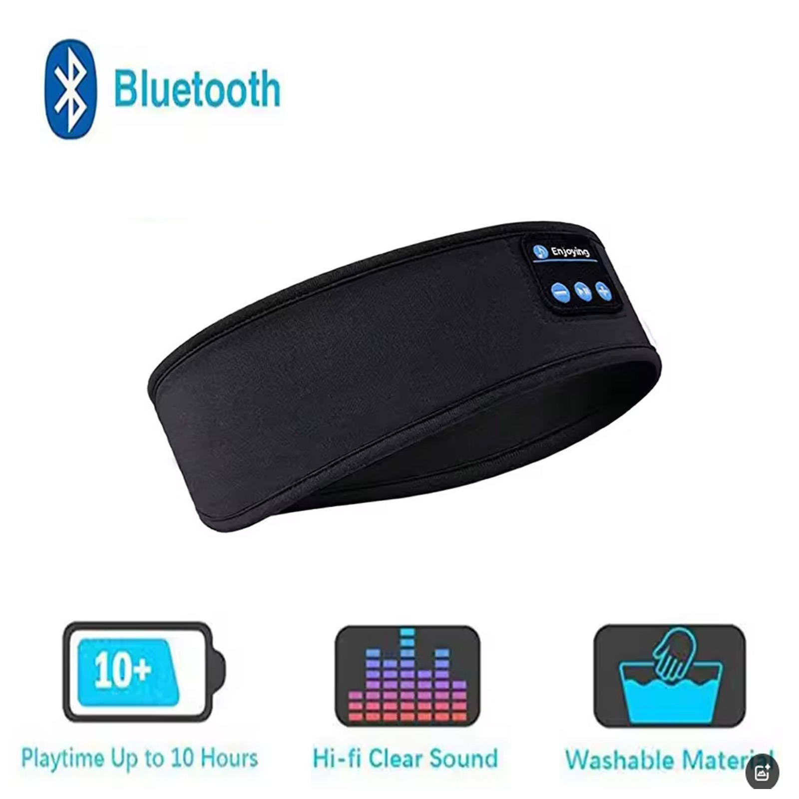 ワイヤレス Bluetooth 睡眠ヘッドバンド Fone  - Mask Lanyard Adjustable のレビューと価格