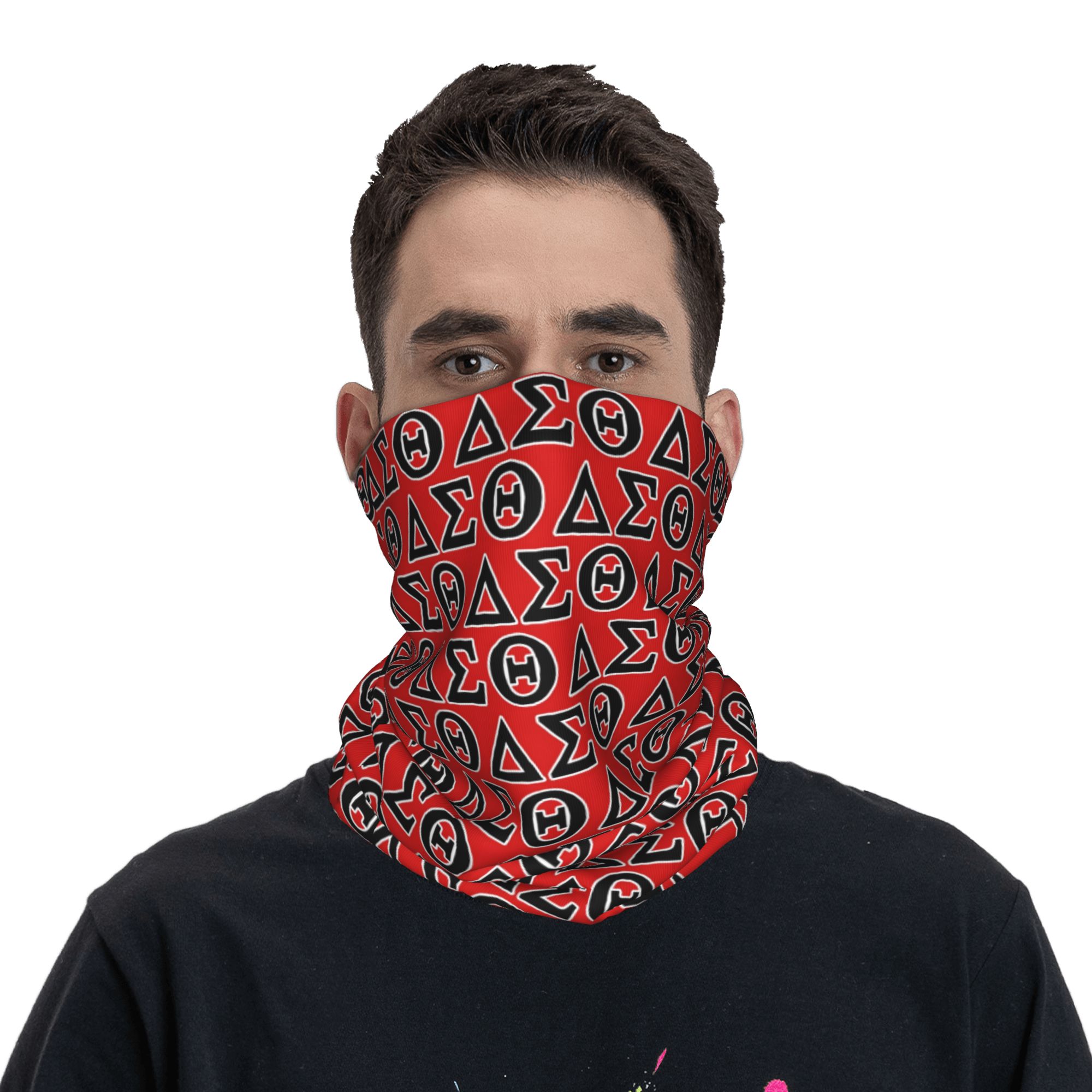 カスタムデルタ・エス・シグマ・エス・シータ・エス女子学生クラ - Neck Gaiter Face Cover のレビューと価格