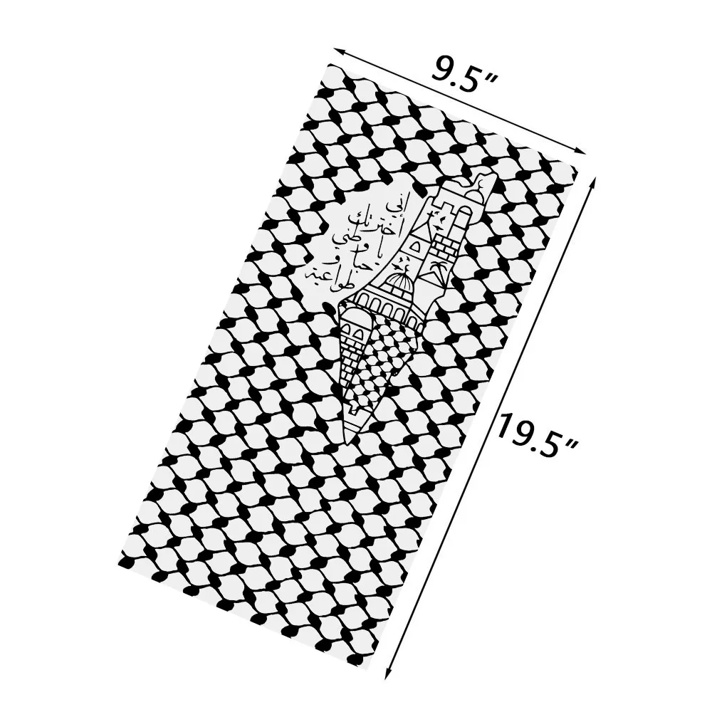 アラビア書道バンダナ フォークハッタ クフィヤ柄 ネックゲイ - Neck Gaiter Face Cover のレビューと価格