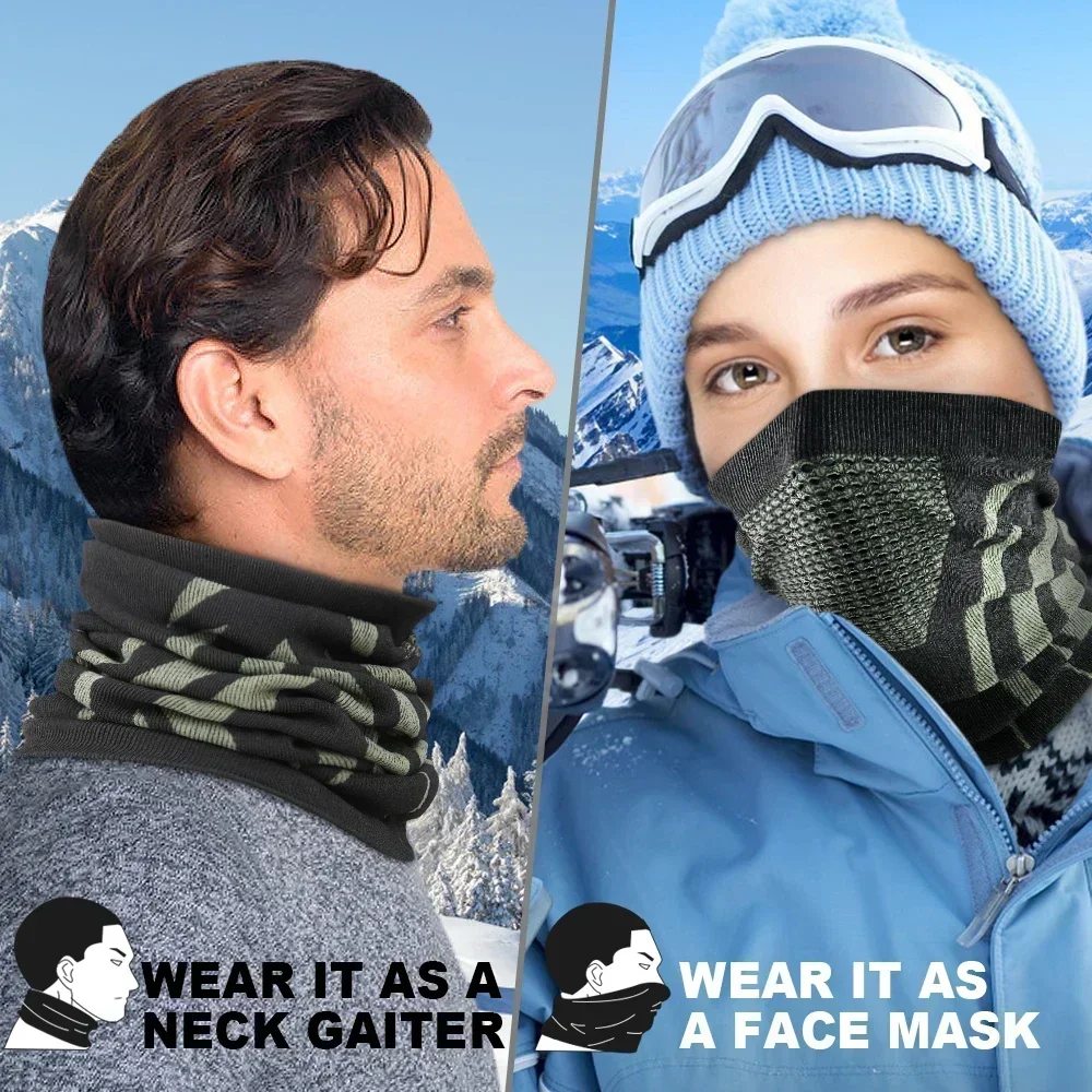 男性と女性のための柔らかい冬の指輪チューブ,ターバン,防風, - Sports Mask Breathable のレビューと価格